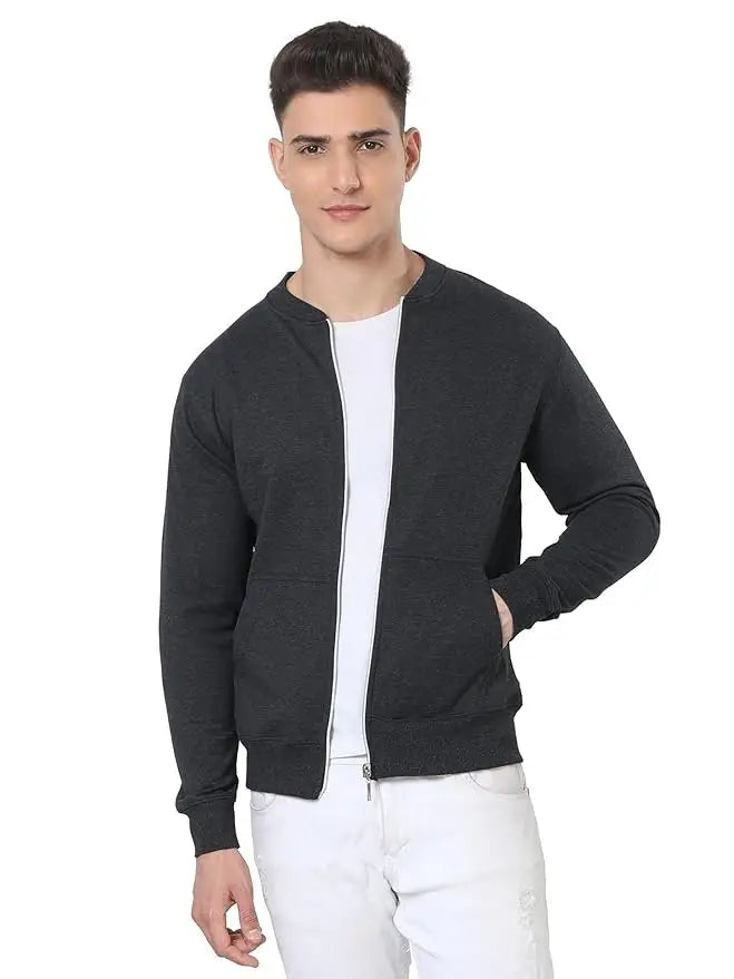 All Weather Gear Men's Cotton Regular Fit Solid Varsity Regular Jacket