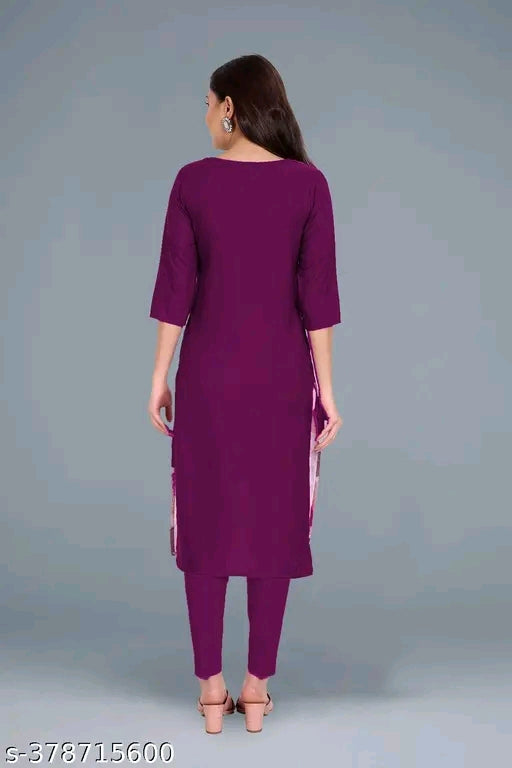 Women's Crepe Printed Straight Kurti wear like Festive wear, Office Wear, wedding Wear,Casual Wear, Party Wear, Daily Wear, Winter wear, Summer wear, monsoon wear Kurti combo Kurti of 6 kurta and kurti set