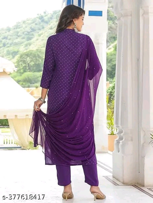 Women Fashion Trending Pure Cotton Straight Kurta