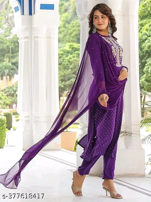 Women Fashion Trending Pure Cotton Straight Kurta
