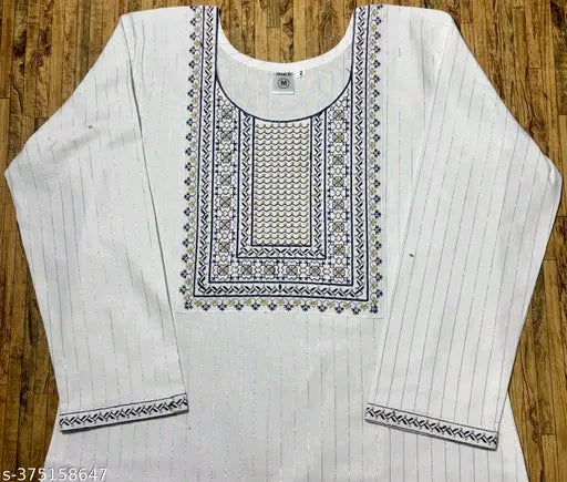 White Embroidery set