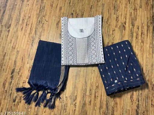 White Embroidery set