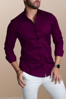 MACSAM Premium Stylish Shirts For Men - WINE TOPWARE