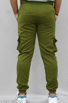Pockets Mens Cargo Track Pants CARGO FOR MAN BOTTOMWEAR