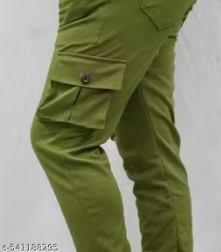 Pockets Mens Cargo Track Pants CARGO FOR MAN BOTTOMWEAR