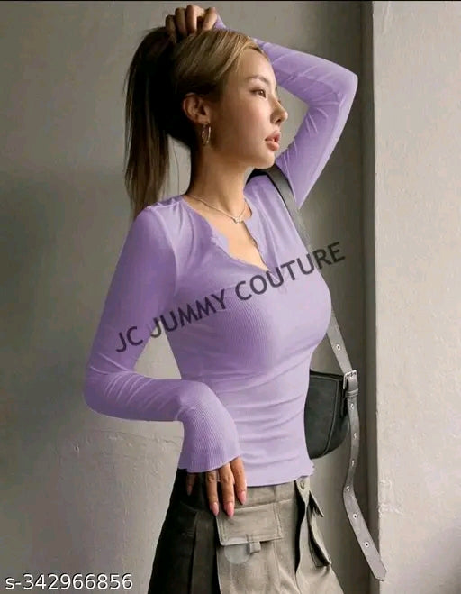 Trendy full sleeves top for women