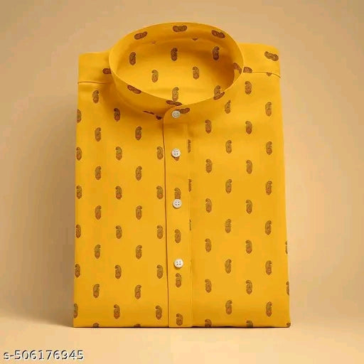 Men Printed Cotton Blend Kurta