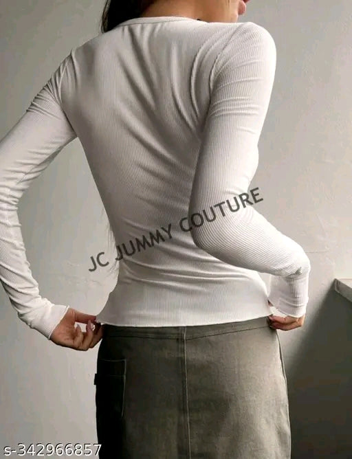 Trendy full sleeves top for women