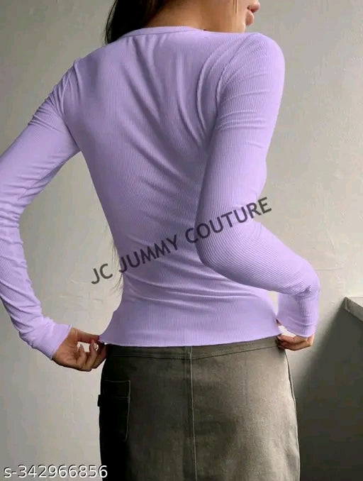 Trendy full sleeves top for women