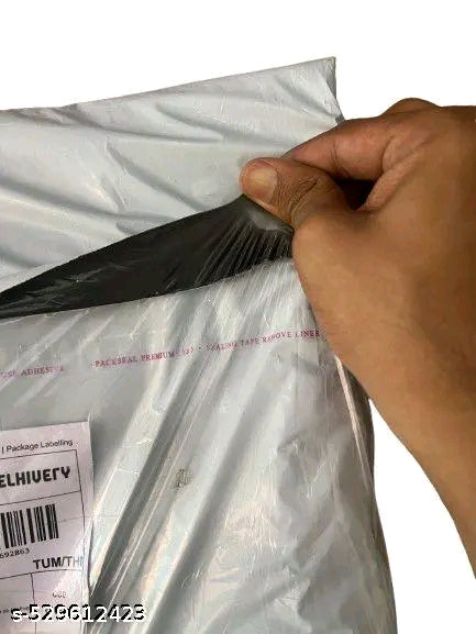 12*16 Tamperproof Courier Bags with POD-Set of 50 pcs.