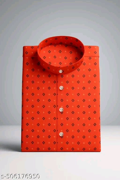 Men Printed Cotton Blend Kurta