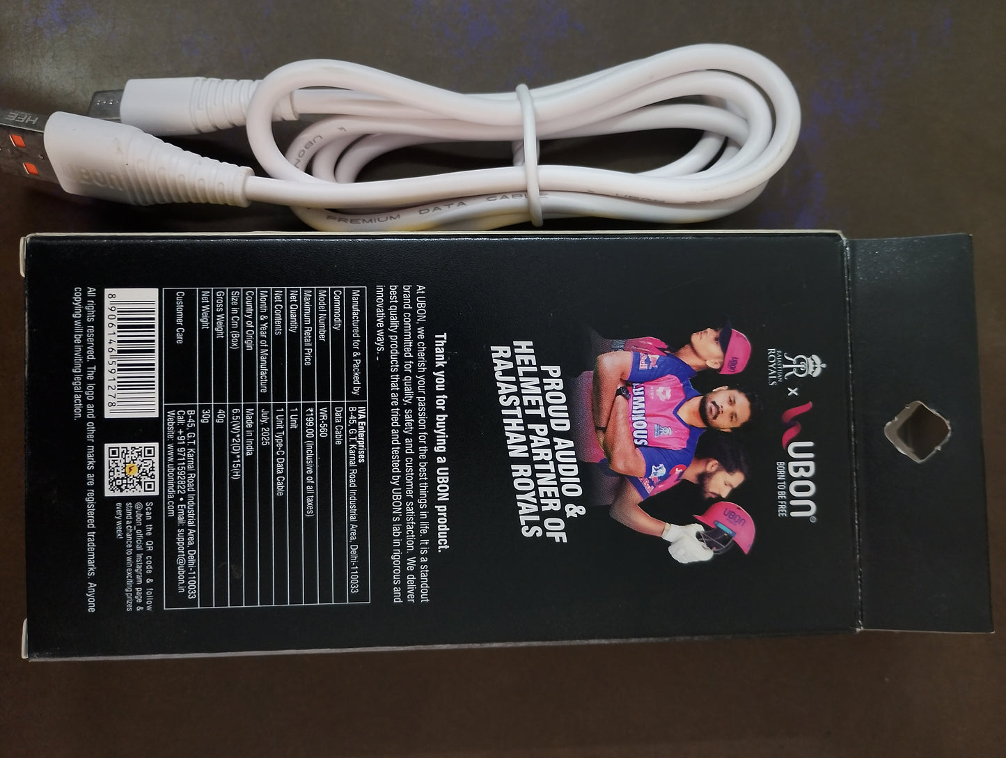 UBON Type-C Cable