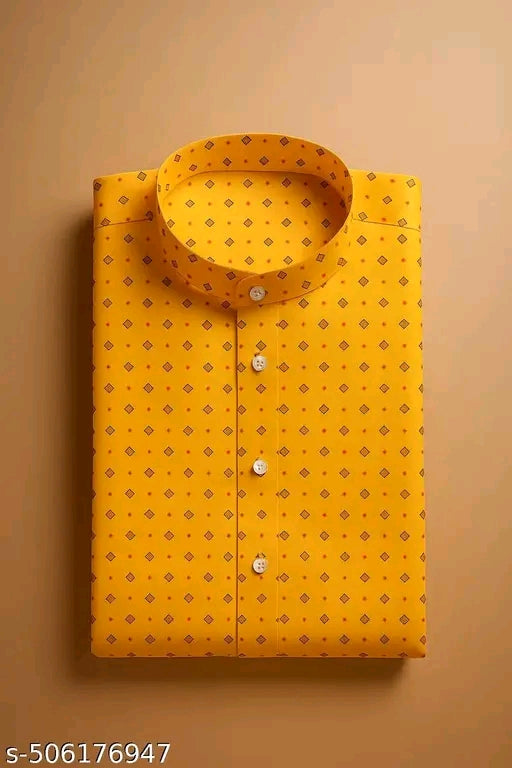 Men Printed Cotton Blend Kurta