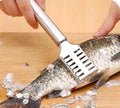 1PCS Staineless Steel Living Fish Scale Shaver Fish Scale Scraper for Fast Cleaning Fish Skin