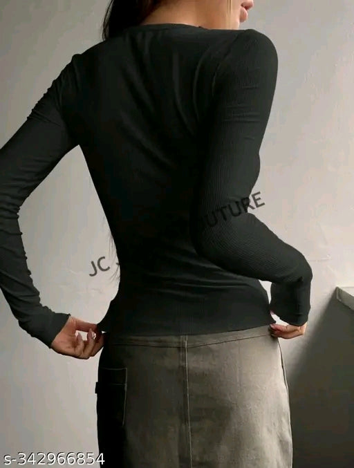 Trendy full sleeves top for women